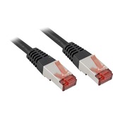 goobay Patchkabel Cat.6 S/STP Zwart, 50 cm