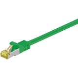 goobay Patchkabel RJ-45 Cat.6a S/FTP (PIMF), met Cat.7 Groen, 7,5 meter