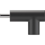 goobay USB-C (male) naar USB-C (female) 90° adapter Zwart