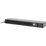 APC APC Rack PDU Switched 1U AP7920B verdeler Zwart