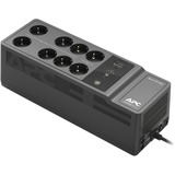 APC Back-UPS 850VA met USB Type-C en A oplaadpoorten Zwart, 8x Schuko, BE850G2-GR