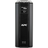 APC Back-UPS PRO 1500VA noodstroomvoeding Zwart, 6x schuko uitgang, USB, BR1500G-GR, Retail