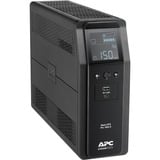 APC Back-UPS PRO BR1600SI - Noodstroomvoeding Zwart, 8x C13 uitgang, 2x USB charger (type A & C), 1600VA, USB dataport