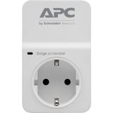 APC Overspanningsbeveiliger 3680W overspanningsbescherming Wit, 1x stopcontact , PM1W-GR