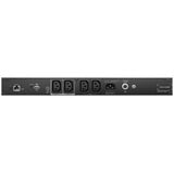 APC Smart-UPS C Lithium Ion, Short Depth 500VA, Network Card ups Grijs/zwart, 4x C13 uitgang, rack mountable, 1U, SCL500RMI1UNC