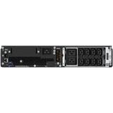 APC Smart-UPS On-Line 3000VA noodstroomvoeding ups Zwart, 8x C13, 2x C19 uitgang, rackmountable, SRT3000RMXLI