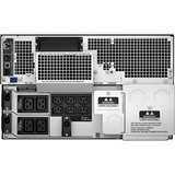 APC Smart-UPS On-Line 8000VA noodstroomvoeding ups Zwart, 6x C13, 4x C19, hardwire 1 fase uitgang, rackmountable, Embedded NMC, SRT8KRMXLI