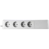 APC Stekkerdoos met overspanningsbeveiliging 8x (+Coax & Telefoon) stekkerdoos Wit, voor 8 stekkers, RJ-11, PMF83VT-GR