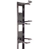 APC Verticale Kabelorganizer (8 kabelringen) kabelgeleiding Zwart, 2 stuks, AR8442