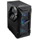 ASUS TUF Gaming GT301 midi tower behuizing Zwart | 2x USB-A | RGB | Tempered Glass