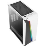 Aerocool Cylon Pro midi tower behuizing Wit/zwart | 2x USB-A | RGB | Window