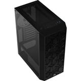 Aerocool Hive ARGB v1 midi tower behuizing Zwart | 3x USB-A | RGB | Window