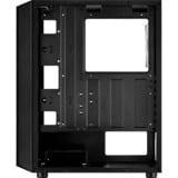 Aerocool Hive ARGB v1 midi tower behuizing Zwart | 3x USB-A | RGB | Window