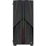 Aerocool Mecha ARGB v2 midi tower behuizing Zwart | 2x USB-A | RGB | Window