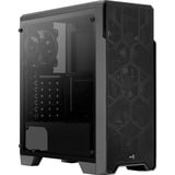 Aerocool Ore Tempered Glass midi tower behuizing Zwart | 3x USB-A | RGB | Window