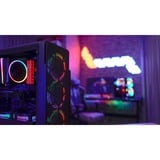 Aerocool Ore Tempered Glass midi tower behuizing Zwart | 3x USB-A | RGB | Window