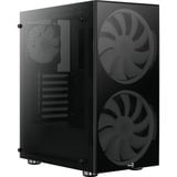 Aerocool Python midi tower behuizing Zwart | 3x USB-A | Window