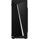 Aerocool Shard midi tower behuizing Zwart | 3x USB-A | RGB | Window