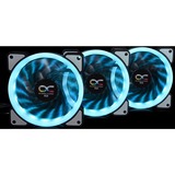 Alphacool Eiszyklon Aurora LUX Digital RGB case fan 3 stuks, 3-pins fan-connector
