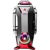 Antec Torque midi tower behuizing Donkergrijs/rood | 2x USB-A | 1x USB-C | Tempered Glass