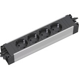 Bachmann STEP BASE 336.604 GST18 4-voudig  stekkerdoos Zwart