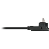 Brennenstuhl Comfort-Line Plus, 4-voudig 4-voudige stekkerdoos Zwart, 4x stekker, met platte stekker, 2m H05VV-F 3G1,5