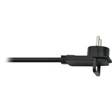 Brennenstuhl Comfort-Line Plus, 6-voudige stekkerdoos stekkerdoos Zwart, met platte stekker, 2m H05VV-F 3G1.5
