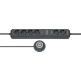 Brennenstuhl Eco-Line Comfort Switch Plus 6x stekkerdoos antraciet, 1159560516, voor 6 stekkers