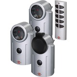 Brennenstuhl Primera-Line Remote control set RC 2044, geaard wandcontactdoos Zilver, Met 3 ontvangers