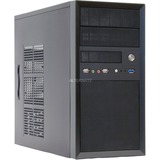 Chieftec CT-01B mini tower behuizing Zwart | 3x USB-A