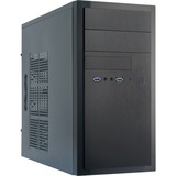 Chieftec HT-01B-OP midi tower behuizing Zwart | 2x USB-A