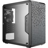 Cooler Master MasterBox Q300L tower-behuizing Zwart, 2x USB-A 3.2 (5 Gbit/s), 2x Audio, Window-kit