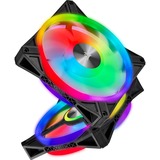 Corsair iCUE QL140 RGB case fan Zwart, 4-pins PWM fan-connector