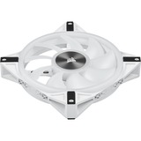 Corsair iCUE QL140 RGB case fans Wit, 2 stuks, 140 x 140 x 25 mm, PWM
