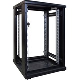 DSI 18U serverkast met glazen deur - DS6618 server rack Zwart, 600 x 600 x 1000mm