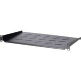 DSI 1U Legbord voor 450 mm diepe wandkasten - DS-FH1U250 inlegrooster Zwart, 485 x 250 x 44 mm