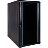 DSI 22U serverkast met glazen deur - DS6022 server rack Zwart, 600 x 1000 x 1200mm