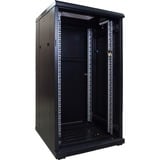 DSI 22U serverkast met glazen deur - DS6622 server rack Zwart, 600 x 600 x 1200mm