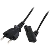 Euro plug - C7 90 - Voedingskabel, 2.0m