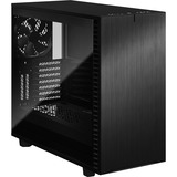 Fractal Design Define 7 Dark Tempered Glass Tower-behuizing Zwart | 2x USB-A 2.0 | 2x USB-A 3.2 (5 Gbit/s) | USB-C 3.2 (10 Gbit/s) | 2x Audio | Window-kit