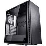 Fractal Design Define C Tempered Glass tower-behuizing Zwart, 2x USB-A 3.2 (5 Gbit/s), 2x Audio, Window-kit
