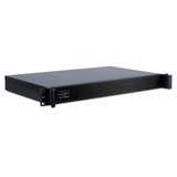 Inter-Tech 1U K-126 serverbehuizing Zwart, 2x USB-A 2.0