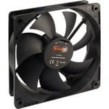 Inter-Tech F-120-S 120x120x25 mm case fan Zwart