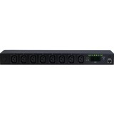 Inter-Tech PDU SW-1081 stekkerdoos Zwart