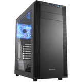 Sharkoon M25-W 7.1 Tower-behuizing Zwart | 2x USB-A 3.2 (5 Gbit/s) | 2x Audio | Window-kit