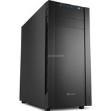 Sharkoon S25-V tower-behuizing Zwart, 2x USB-A 3.2 (5 Gbit/s), 2x Audio