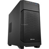 Sharkoon V1000 Tower-behuizing Zwart | 2x USB-A 3.2 (5 Gbit/s) | 2x Audio