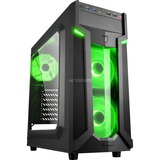 Sharkoon VG6-W Green Tower-behuizing Zwart | USB 3.0 | Acryl Window-kit
