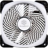 SilverStone AP124-ARGB case fan Zwart/transparant, 4-pins PWM aansluiting