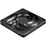 SilverStone FN124 case fan Zwart/zwart